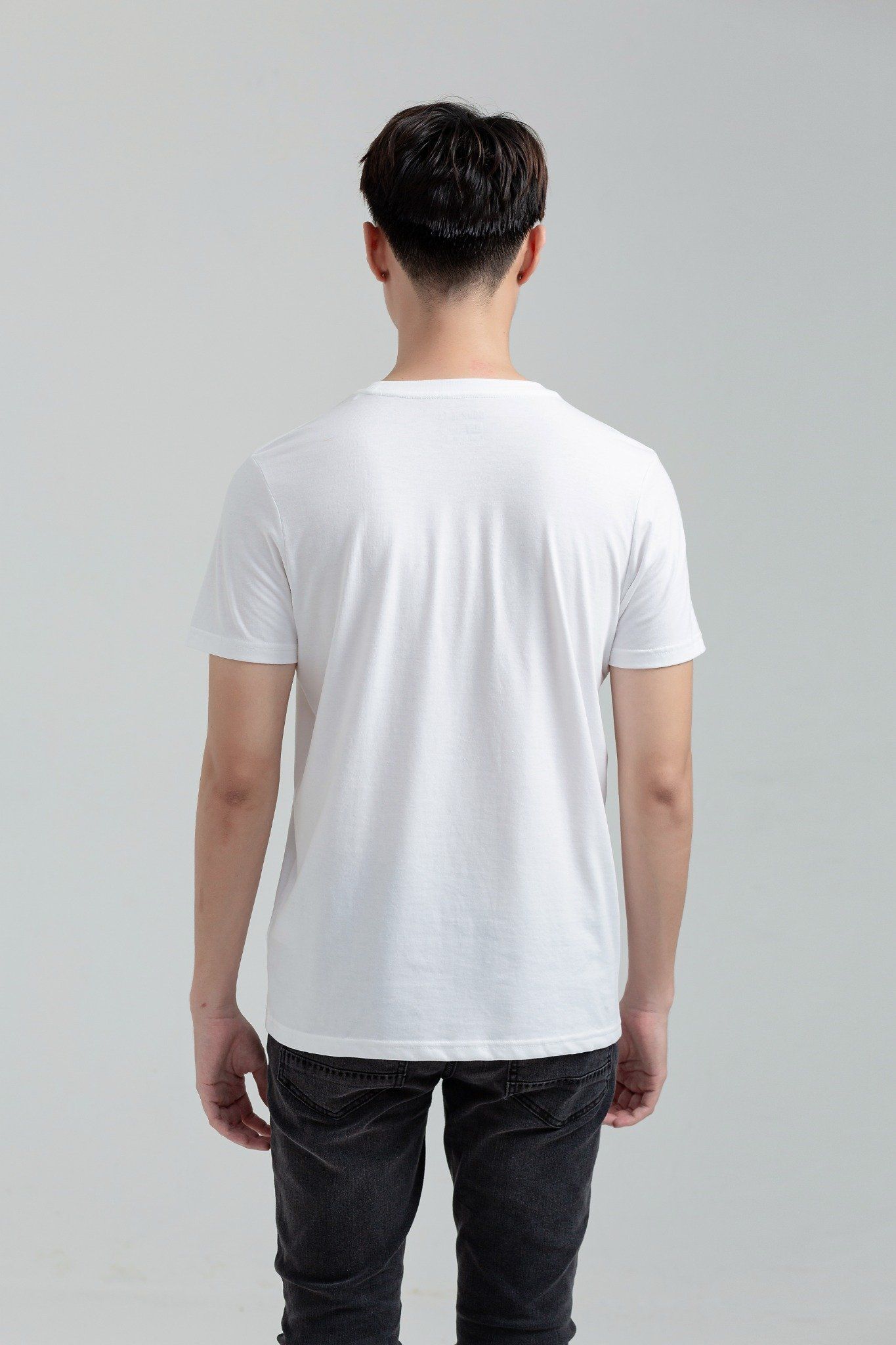 Áo Thun Slim Fit Cổ Tròn In Logo X MTS 1168 -