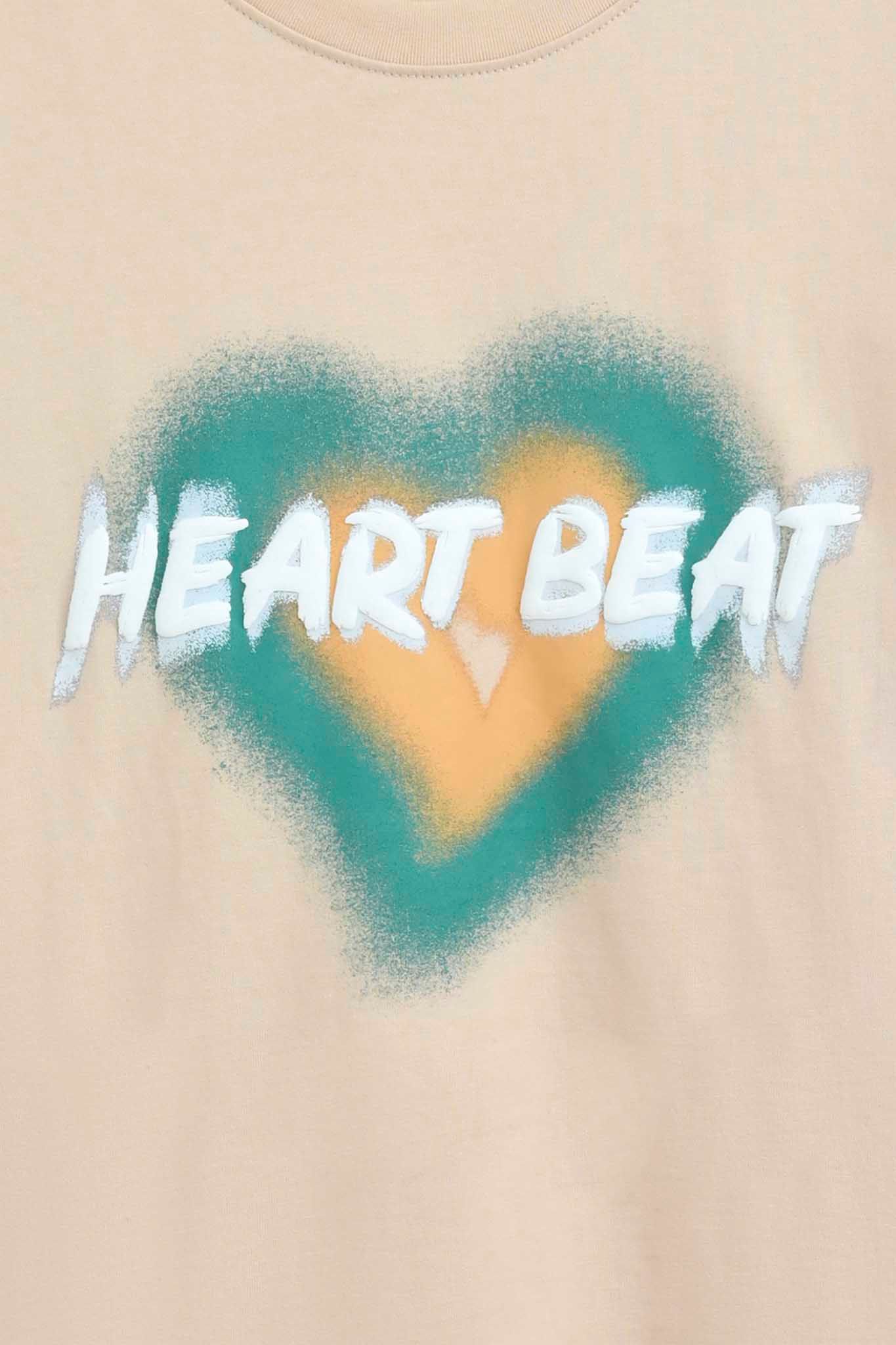 Áo Thun Nam Regular In Graphics Heart Beat MTS 1241 -