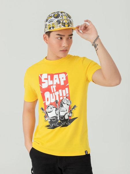 Áo Thun Nam Minions In Graphic Slap It Out MTS 1133