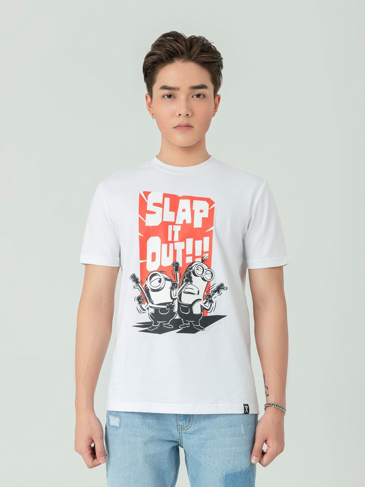 Áo Thun Nam Minions In Graphic Slap It Out MTS 1133 -