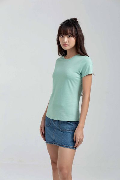 Áo Thun Slim Fit Cổ Tròn In Logo X WTS 2175