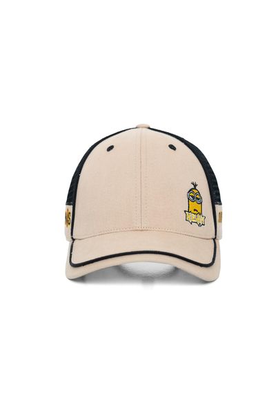 Nón Khaki 6 Múi Minions Phối Lưới MHA 1034