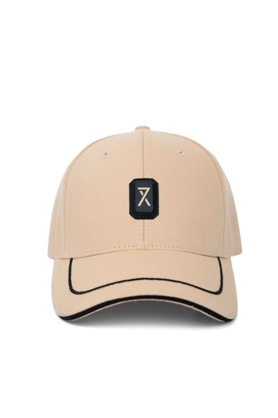 Nón Khaki 6 Múi Đỉnh Logo Silicon MHA 1030