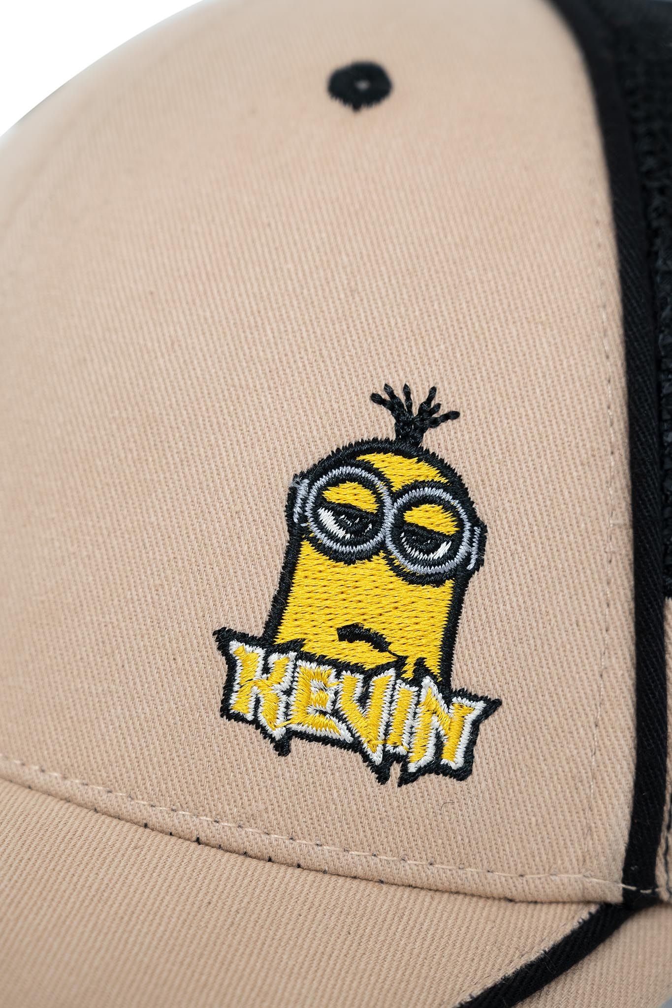 Nón Khaki 6 Múi Minions Phối Lưới MHA 1034 -