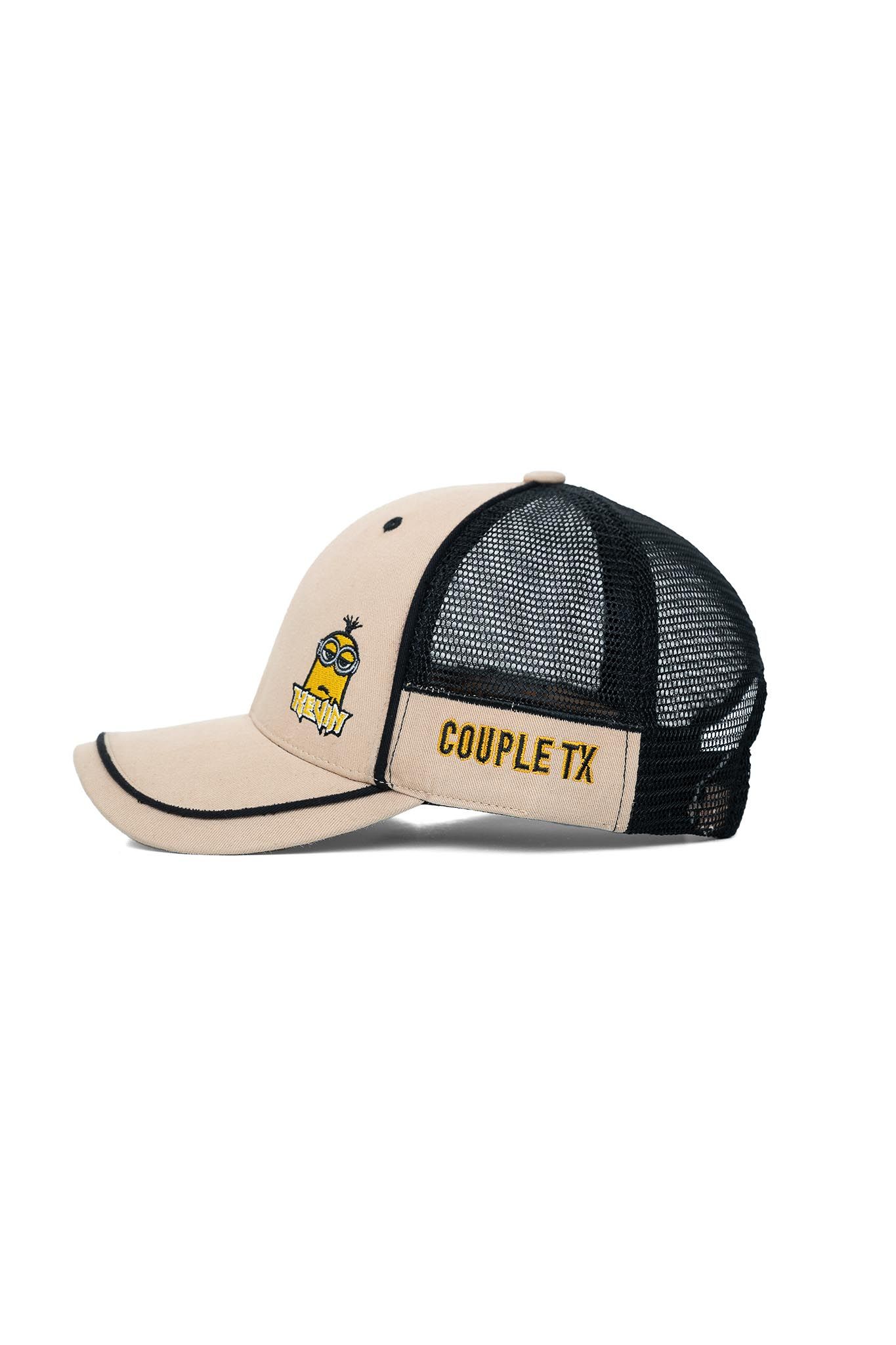 Nón Khaki 6 Múi Minions Phối Lưới MHA 1034 -