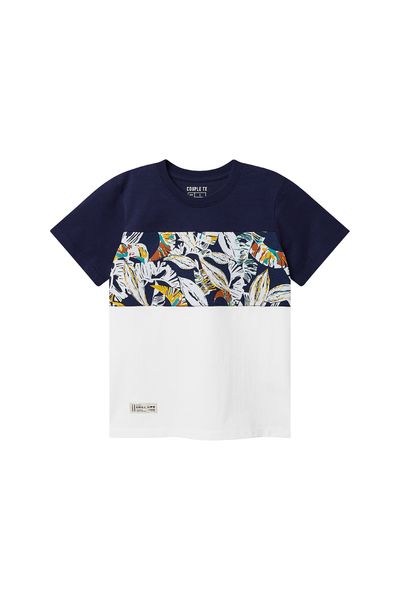 Áo Thun In Pattern Leaves Kid KTS 3036