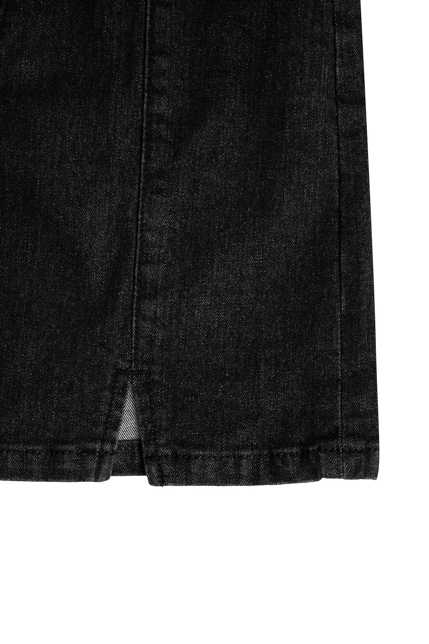 Váy Nữ Jeans Mini Xẻ Lai WSK 2015 -
