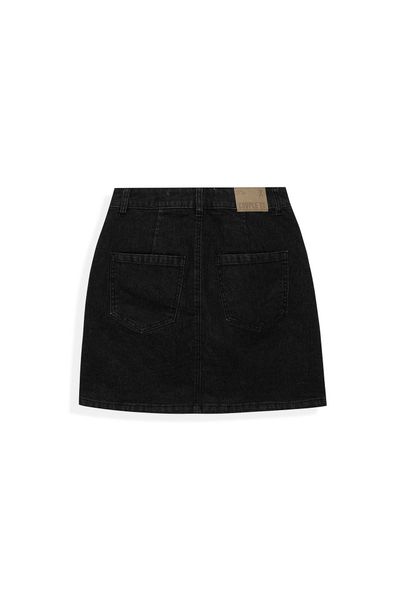 Váy Nữ Jeans Mini Xẻ Lai WSK 2015