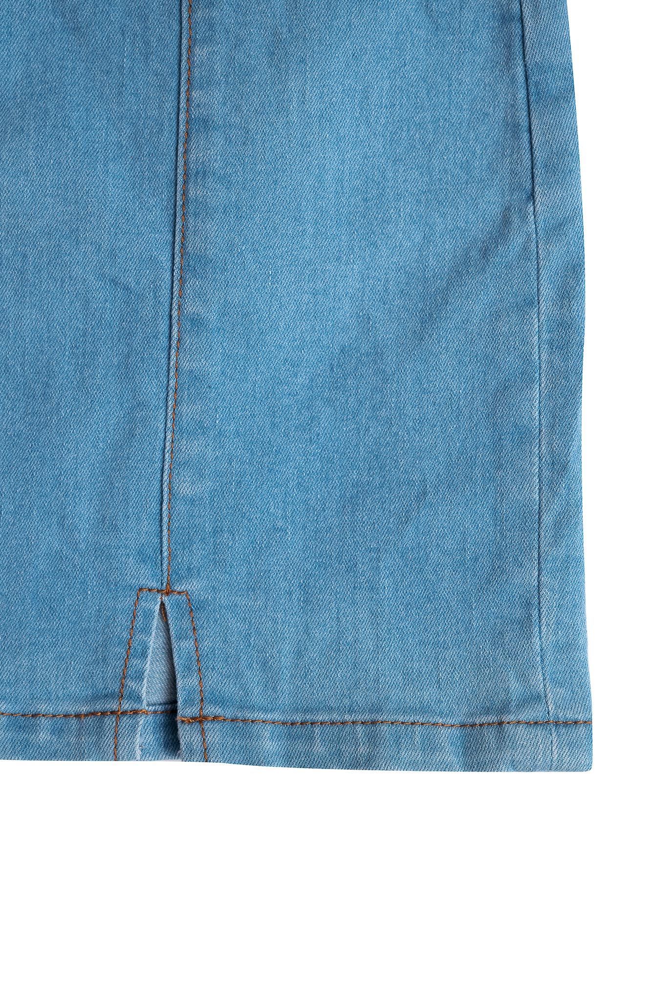Váy Nữ Jeans Mini Xẻ Lai WSK 2015 -