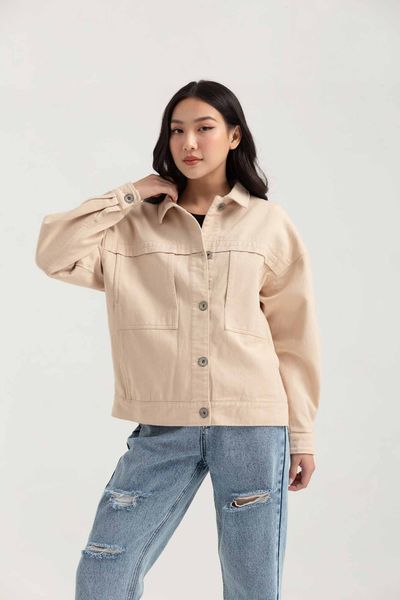 Áo Khoác Nữ Khakis Túi Đắp WOF 2030