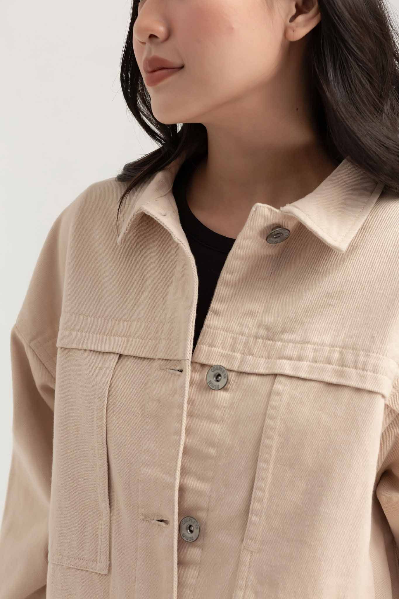 Áo Khoác Nữ Khakis Túi Đắp WOF 2030 -