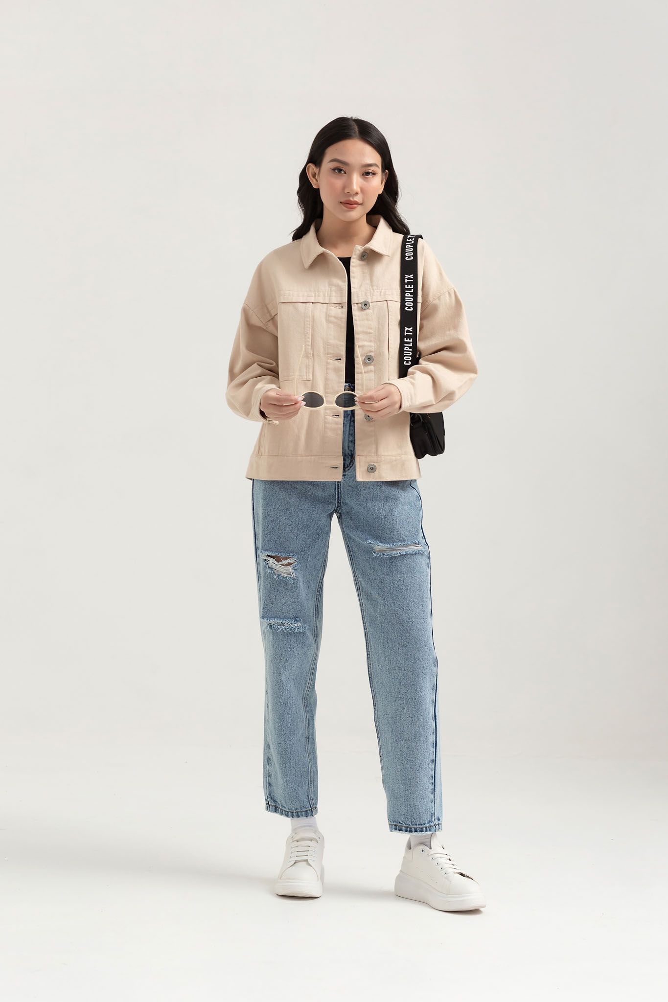 Áo Khoác Nữ Khakis Túi Đắp WOF 2030 -