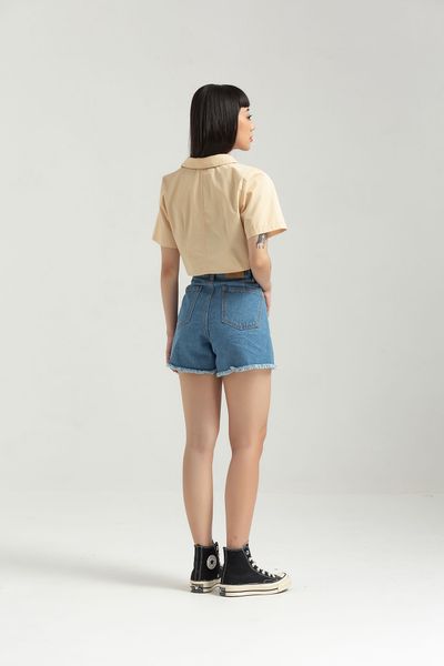 Áo Kiểu Nữ Rút Dây Cổ Sơ Mi WBL 2019
