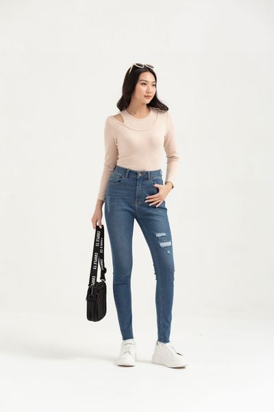Áo thun Nữ Cutout Tay Dài WTS 2236