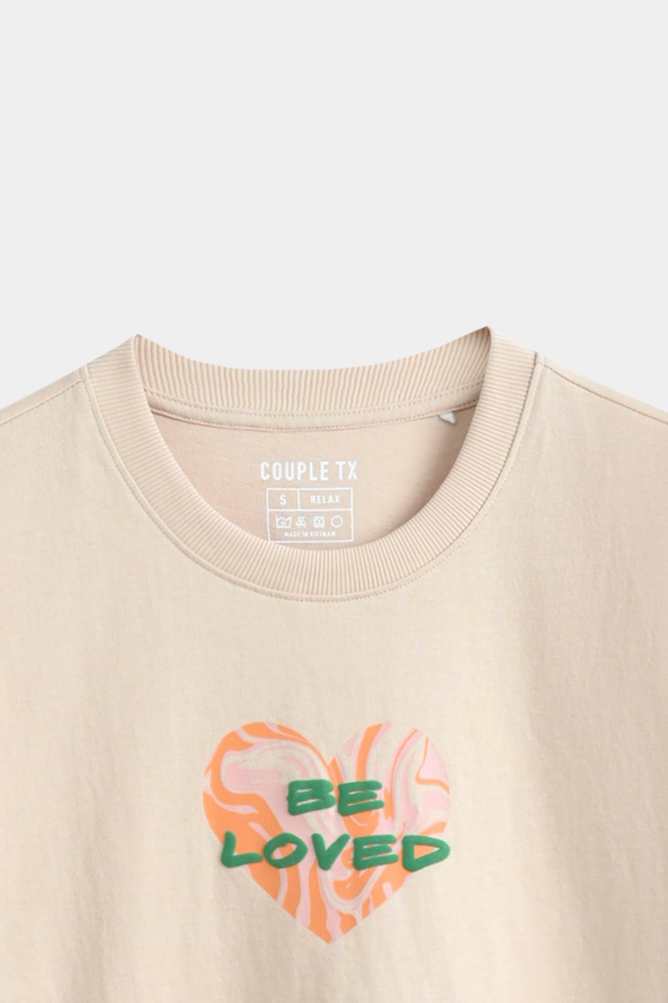 Áo Thun Nữ Relax Fit In Be Loved WTS 2259 -