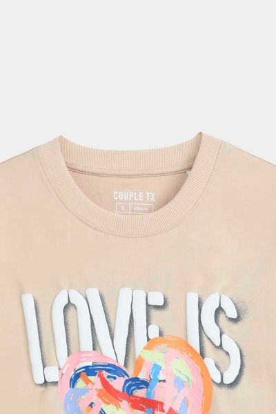 Áo Thun Nữ Relax Fix In Graphics Love Is An Art WTS 2239
