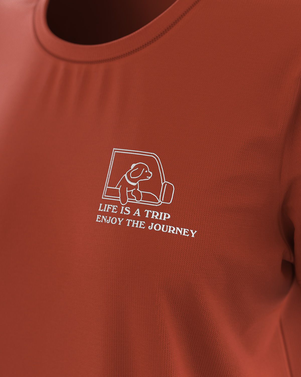 Áo Thun Nữ Regular Basic Thêu Logo Cool WTS 2373