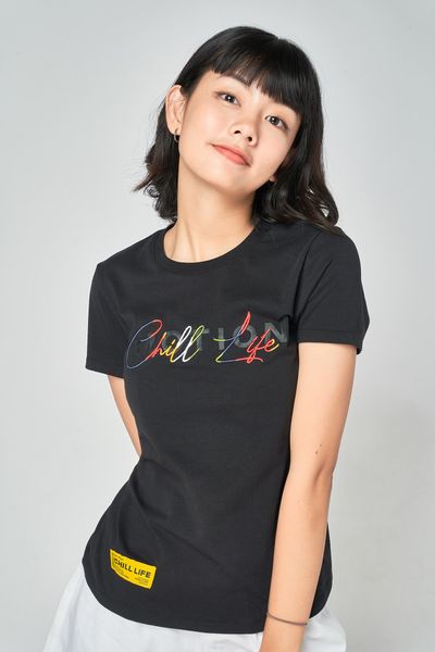 Áo Thun Nữ Thêu Thông Điệp Emotion WTS 2070