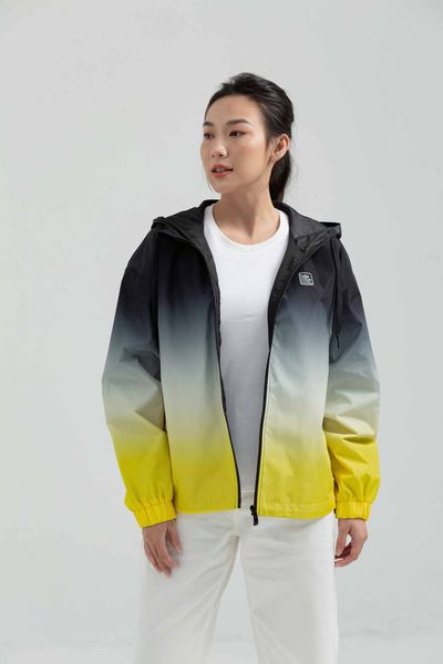 Áo Khoác Dù Nữ Trượt Nước Ombre Loang Màu WOP 2023