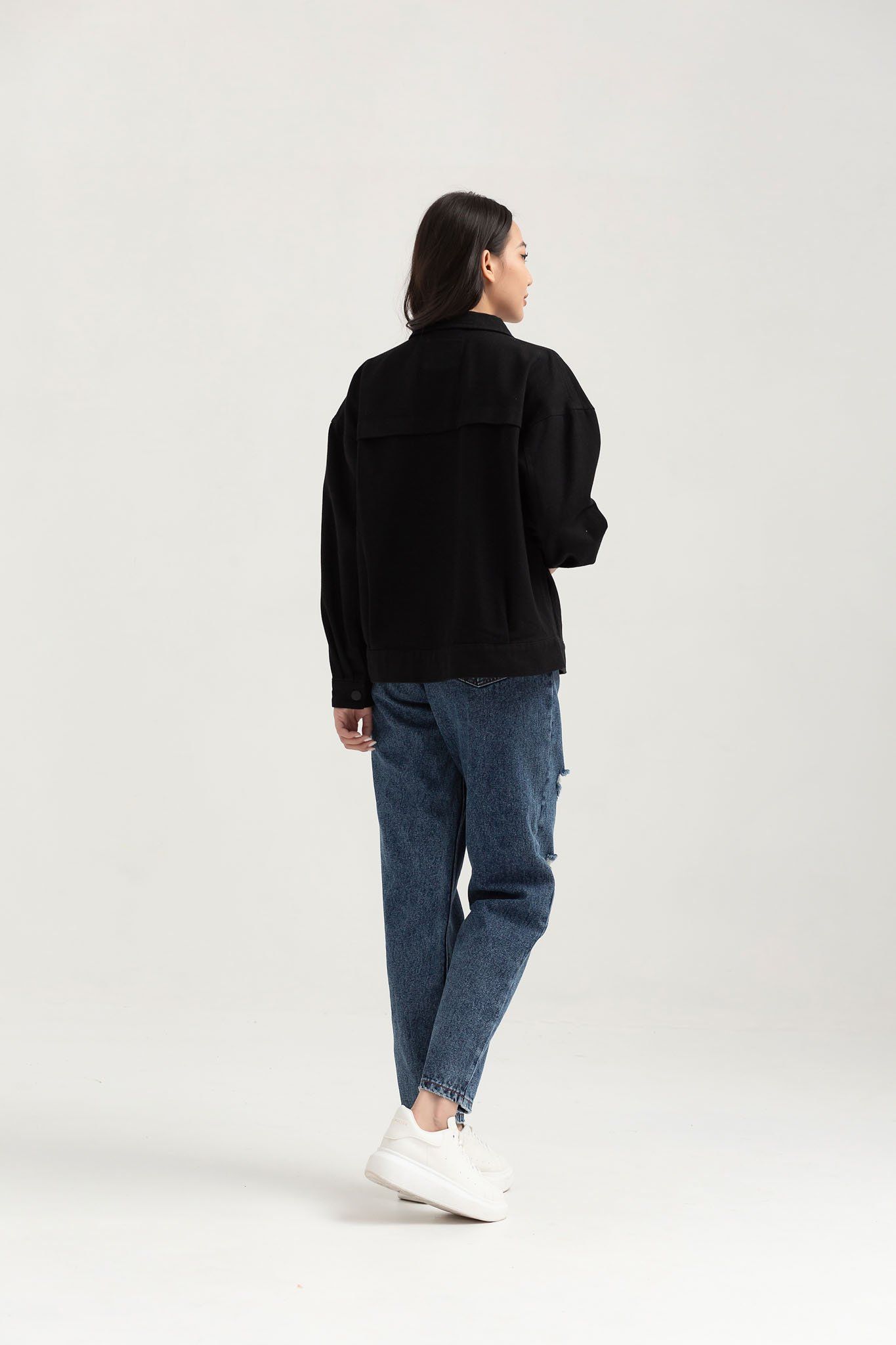 Áo Khoác Nữ Khakis Túi Đắp WOF 2030 -