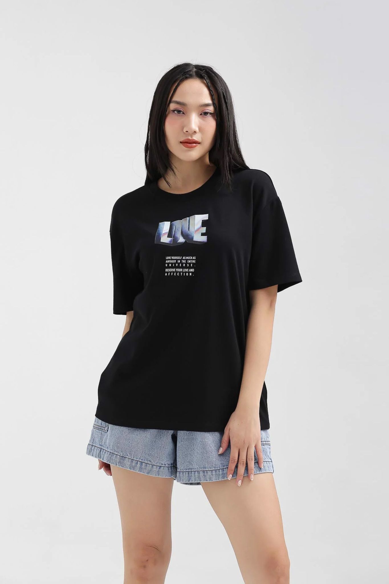 Áo Thun Nữ Relax In Typo Love Yourself WTS 2203 -
