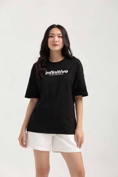 Áo Thun Nữ Relax In Typo Infinitive WTS 2235
