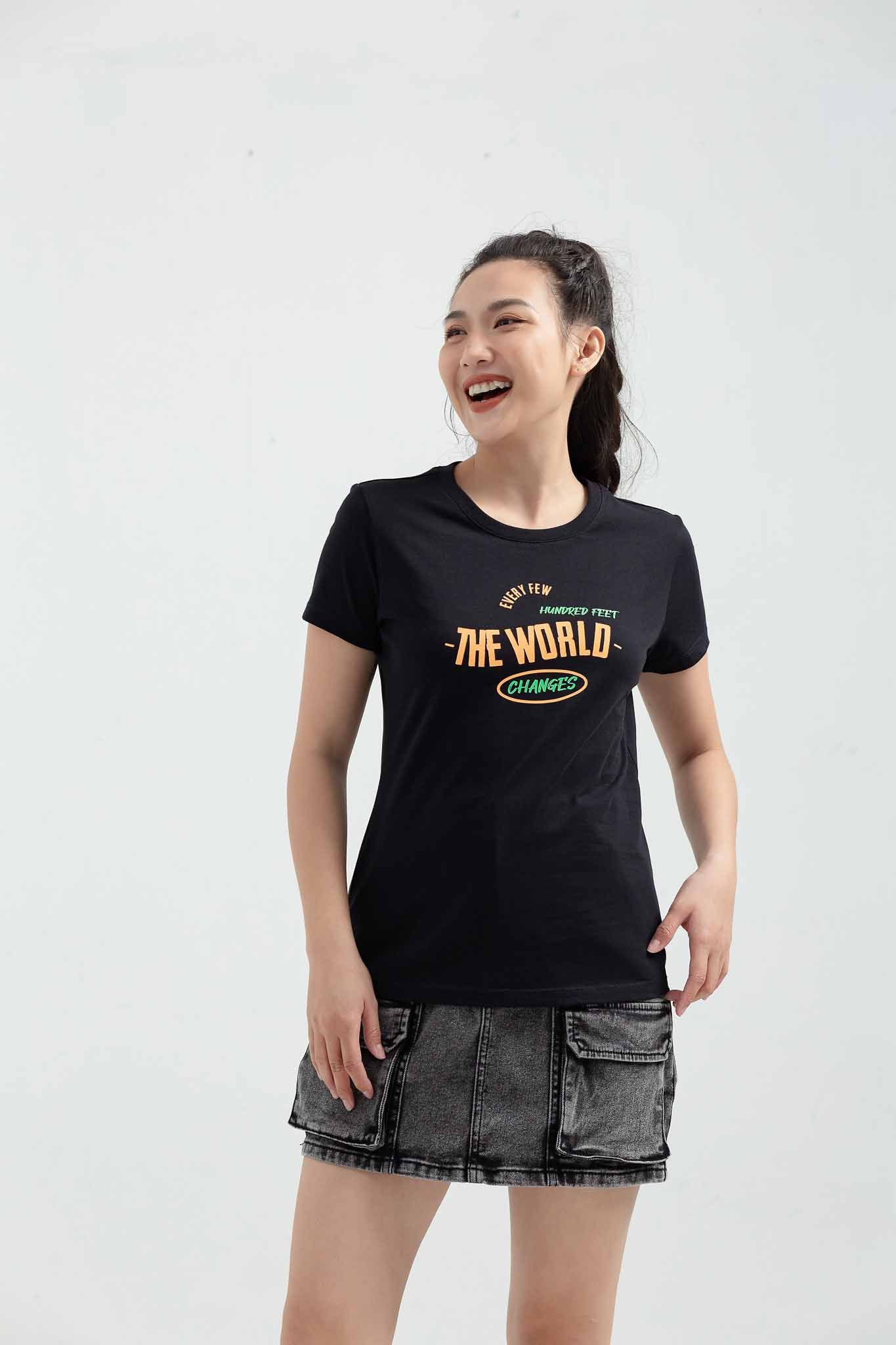 Áo Thun Nữ Slim In The World WTS 2205 -