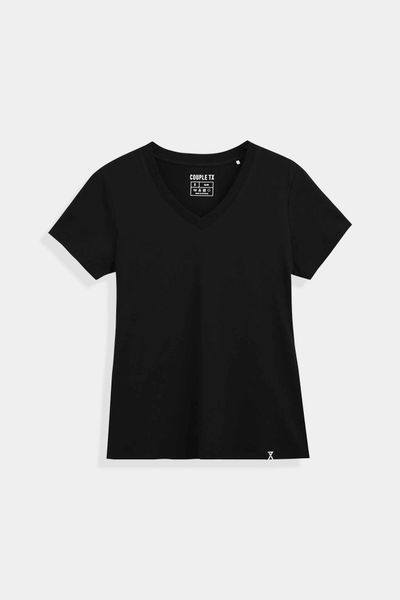 Áo Thun Nữ Basic Cổ Tim WTS 2247