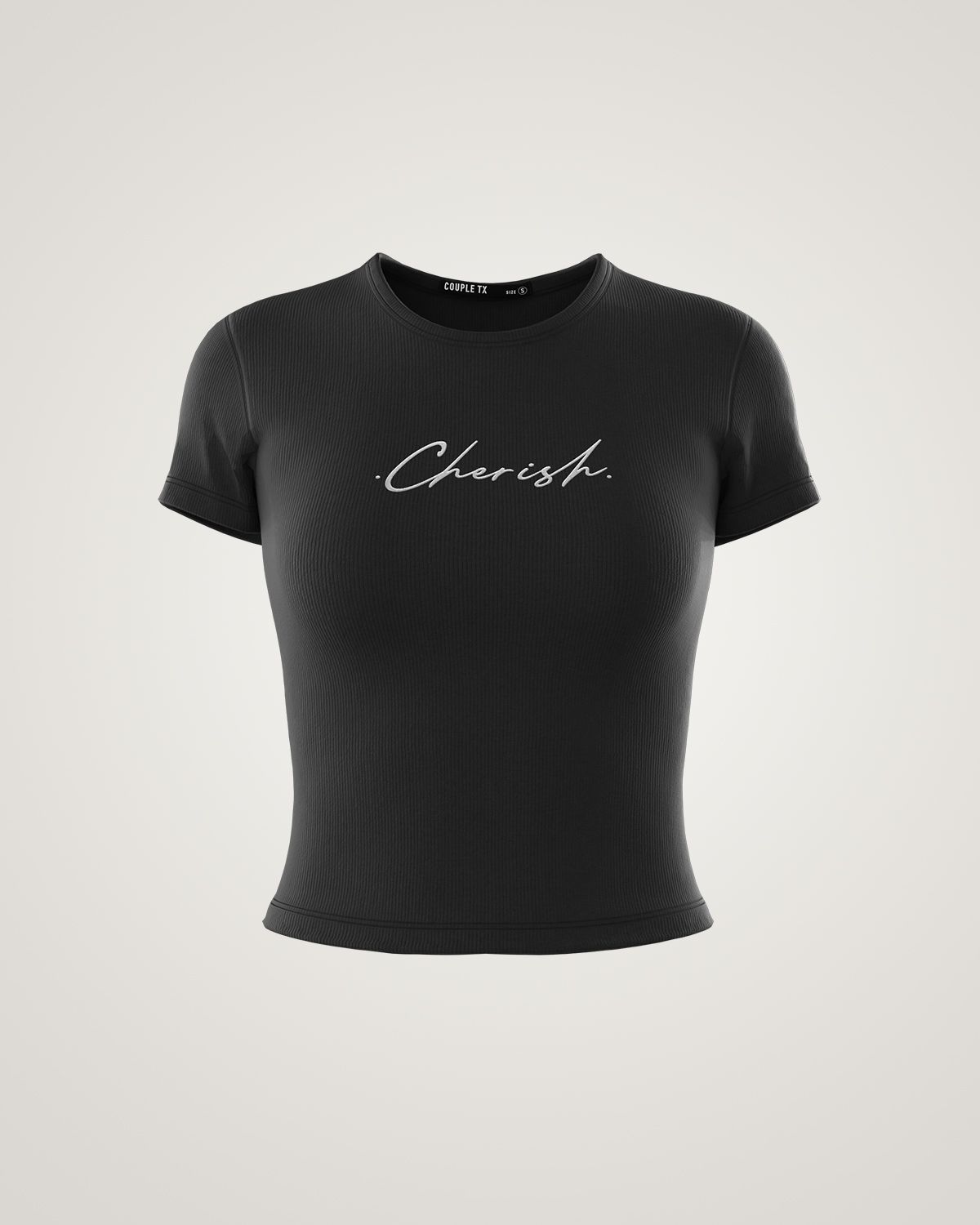 Áo Thun Nữ Vải Thun Gân Cherish Slim Fit WTS 2372