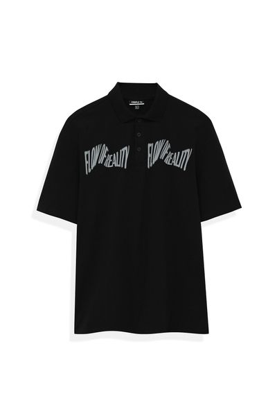 Áo Polo Nữ Jersey Relax Fit In Typo Trước Ngực WPO 2025