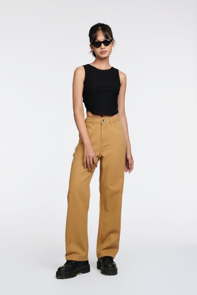 Áo Thun Nữ Tanktop Rib Vạt Bầu WTS 2254