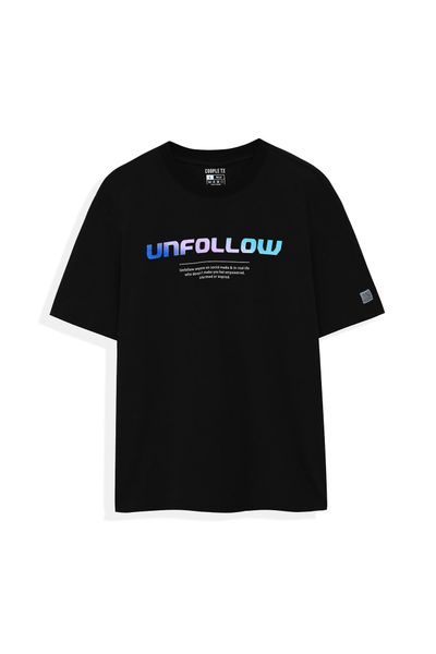Áo Thun Nữ Relax Fit In Typo Chuyển Màu WTS 2224