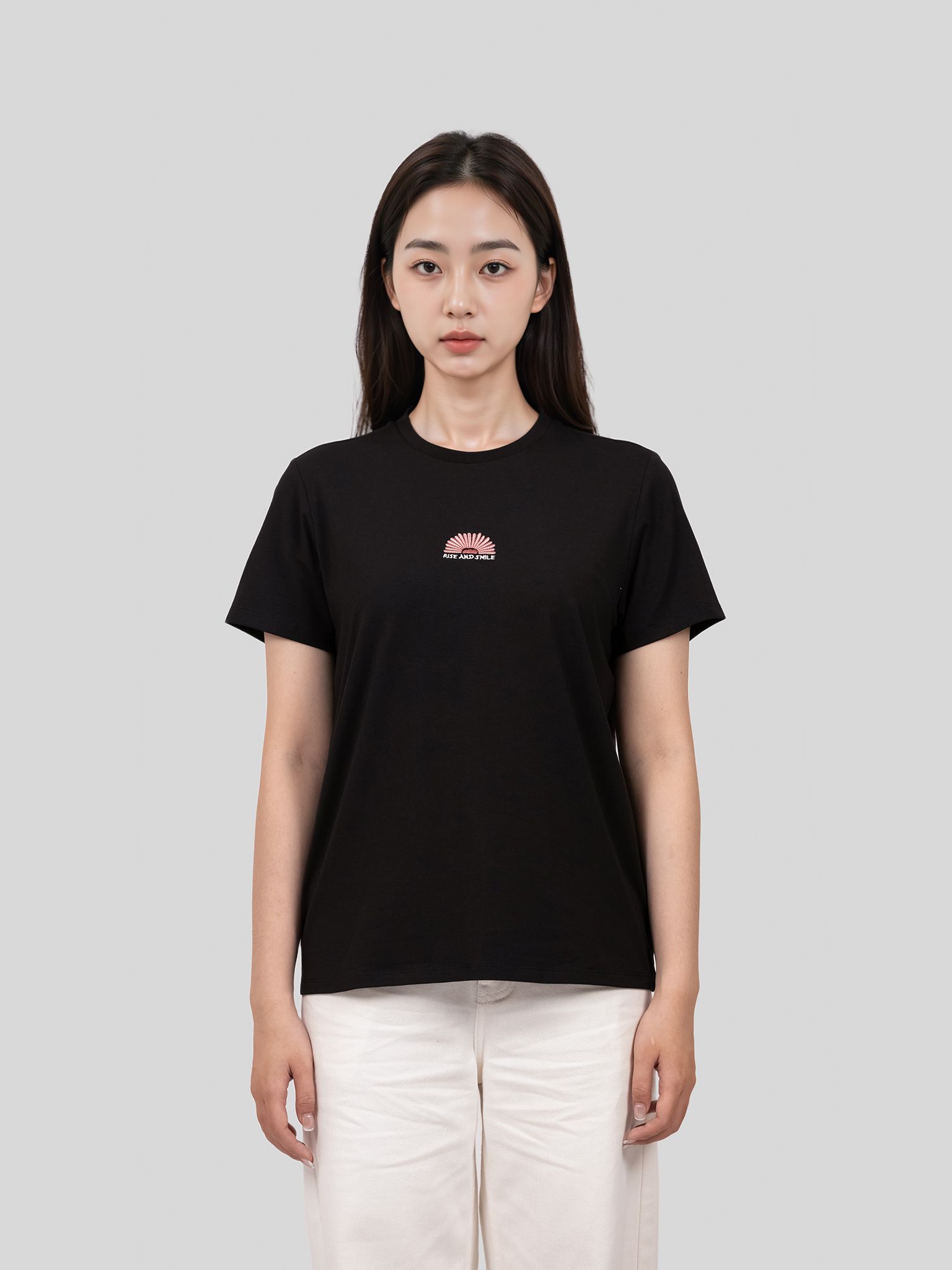 Áo Thun Nữ Rise And Smile WTS 2443