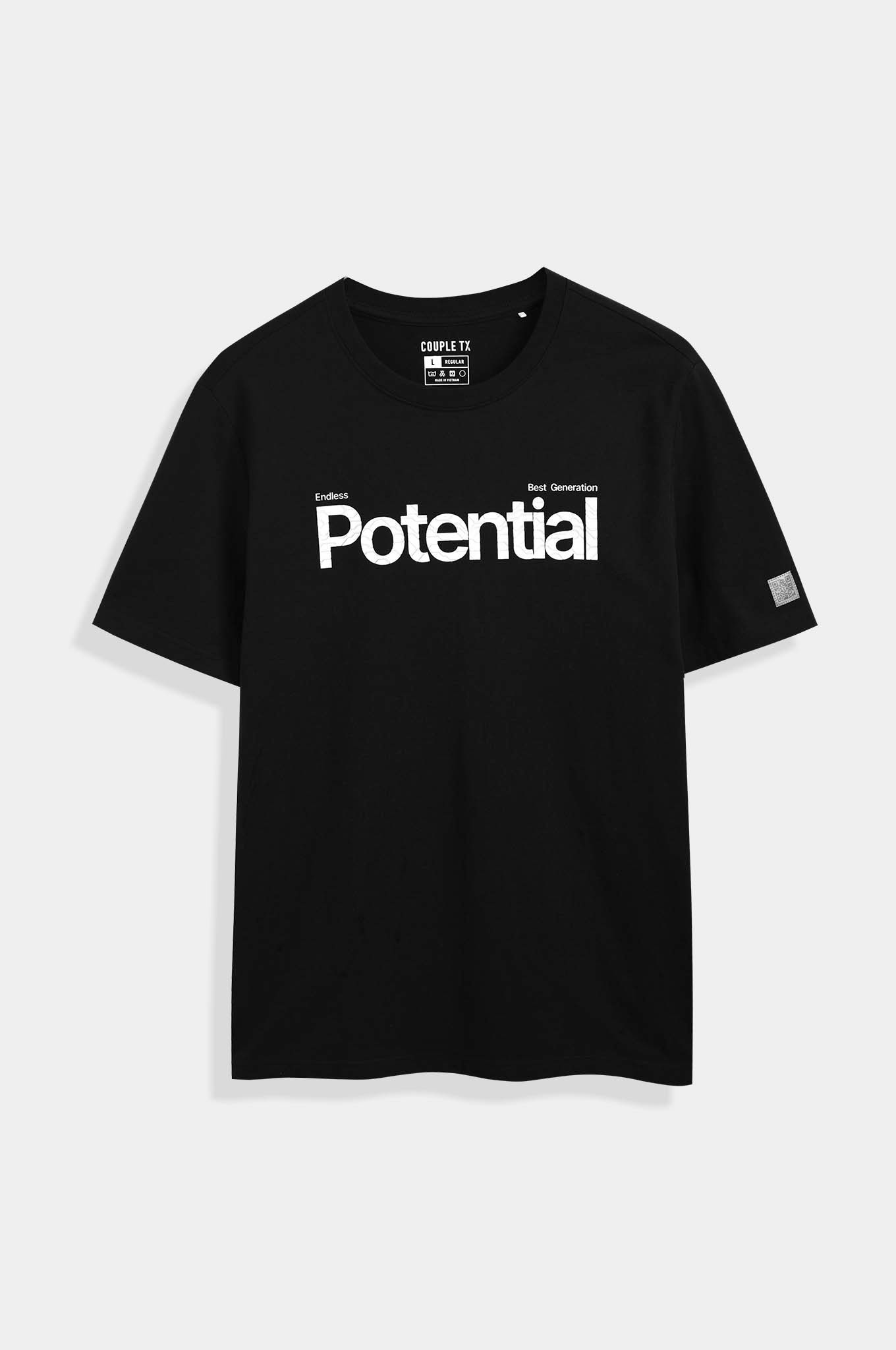 Áo Thun Nữ Regular Fit In Typo Potential WTS 2225 -