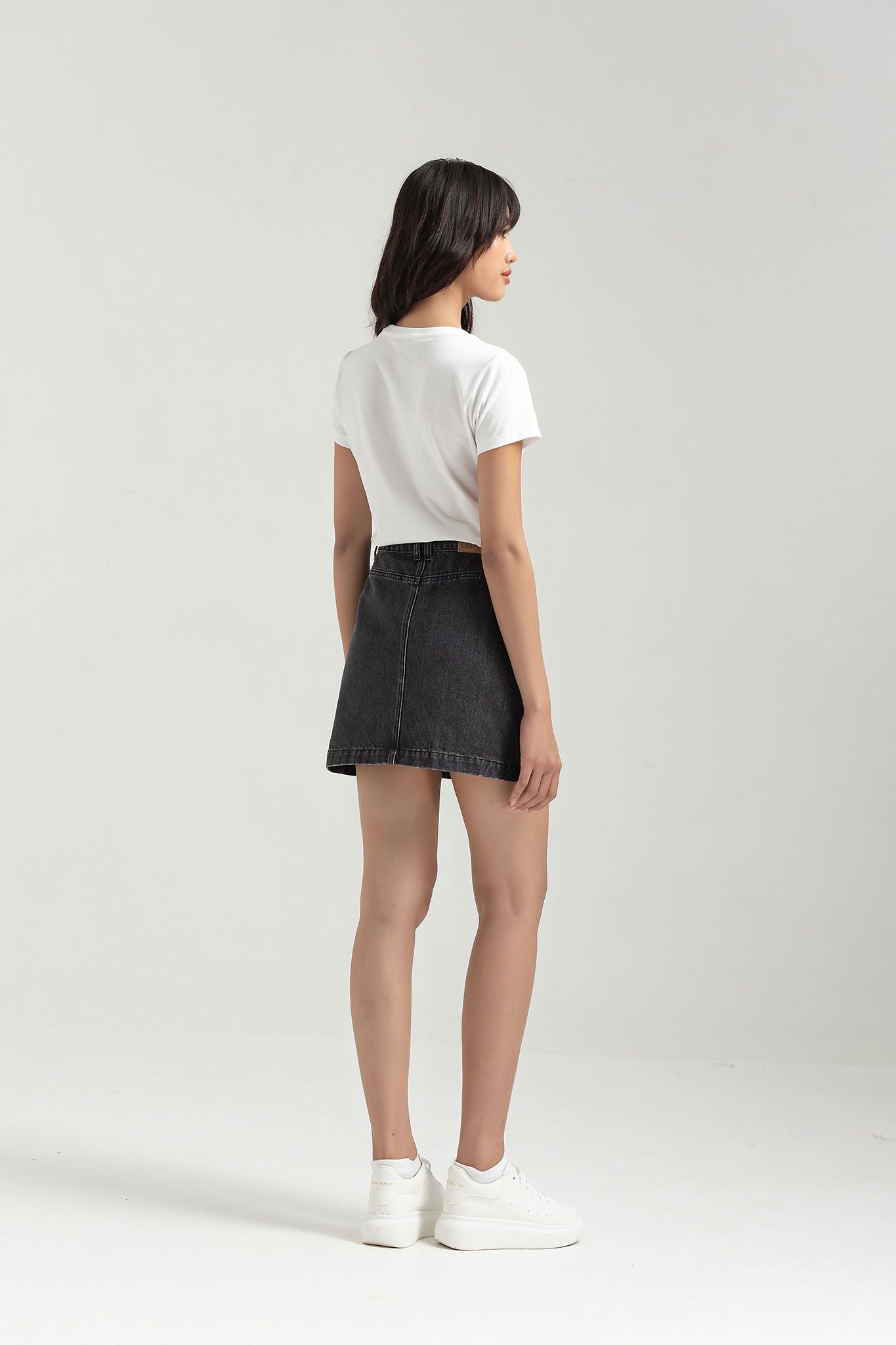 Chân Váy Nữ Mini Jeans Túi Sườn WSK 2019 -