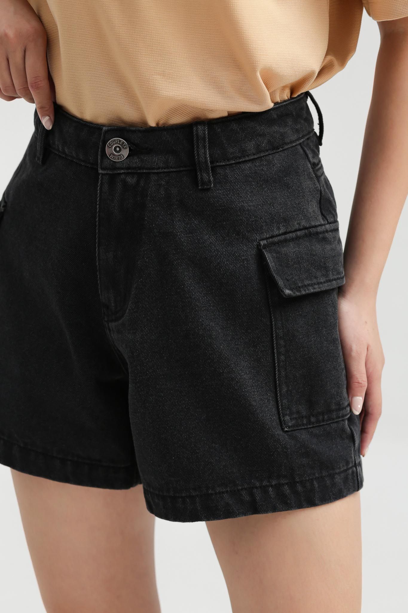 Quần Short Jeans Nữ Túi Đắp Sườn WSR 2016 -
