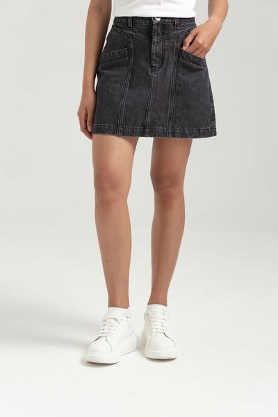 Chân Váy Nữ Mini Jeans Túi Sườn WSK 2019