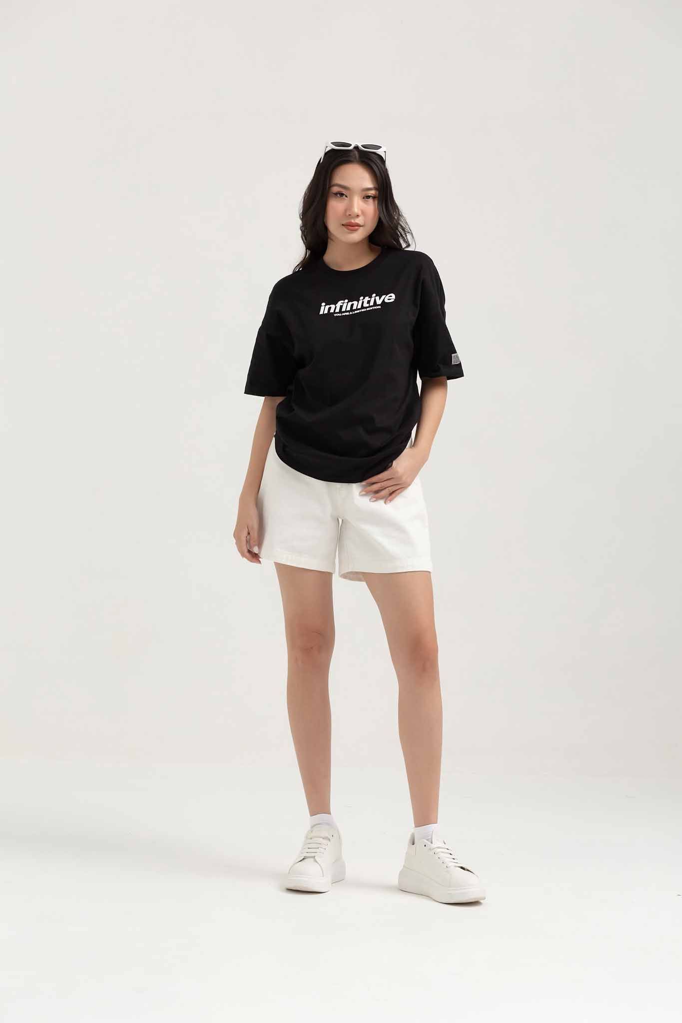 Áo Thun Nữ Relax In Typo Infinitive WTS 2235 -