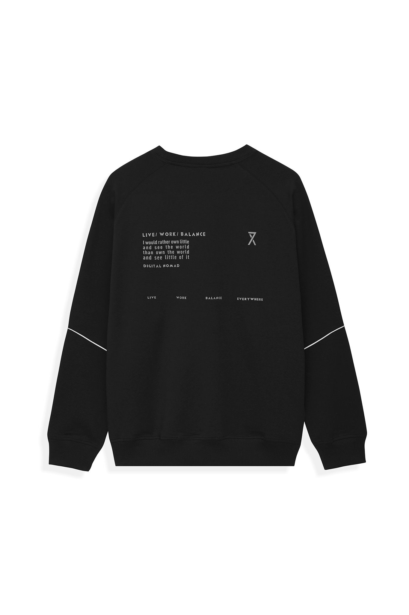 Áo Sweater Nữ In Phản Quang Thân Sau WSW 2016 -