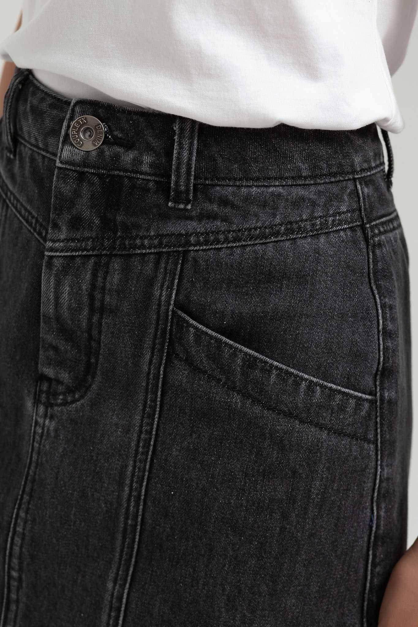 Chân Váy Nữ Mini Jeans Túi Sườn WSK 2019 -