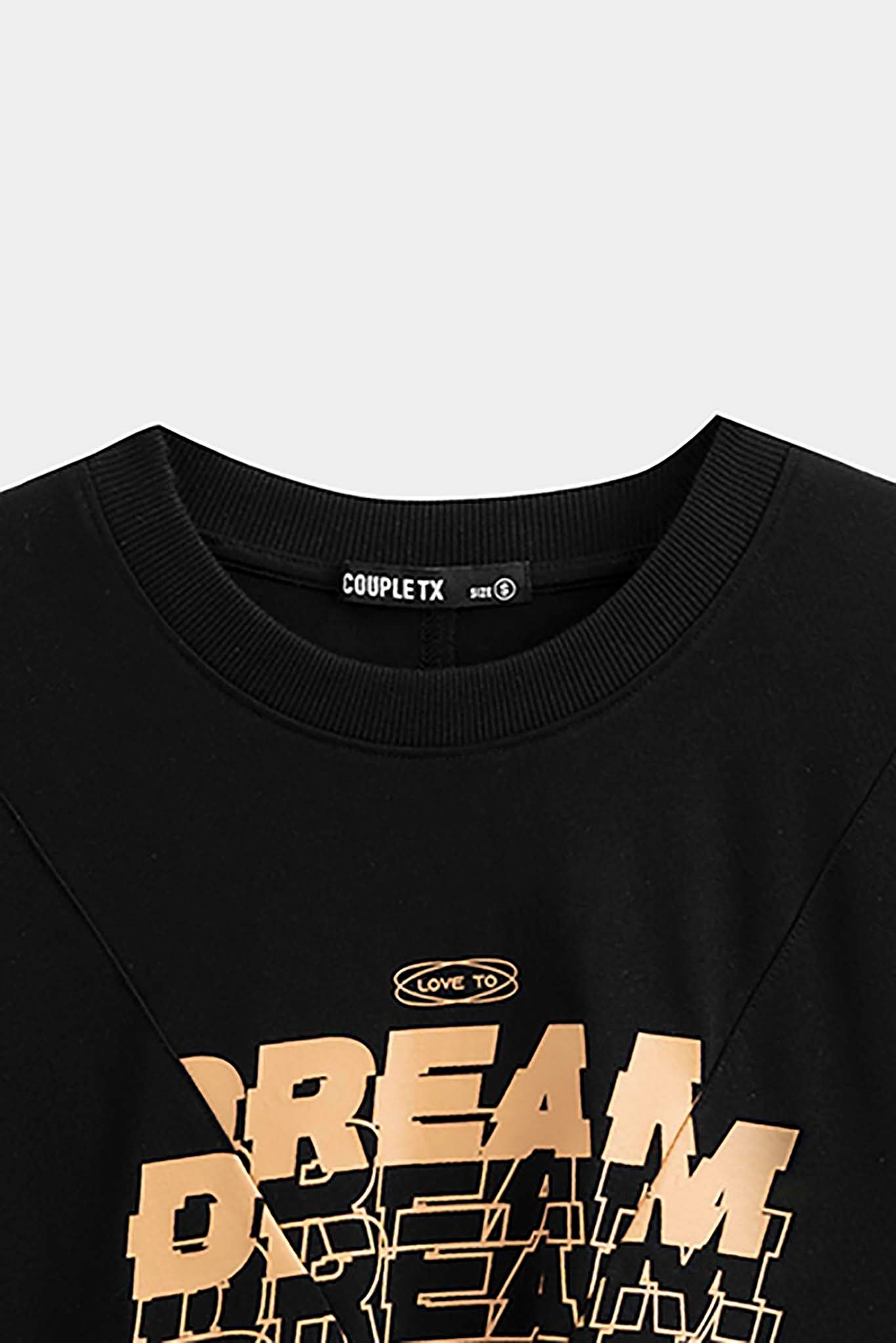 Áo Thun Nữ Kiểu Rã Phối In Love To Dream WTS 2226 -