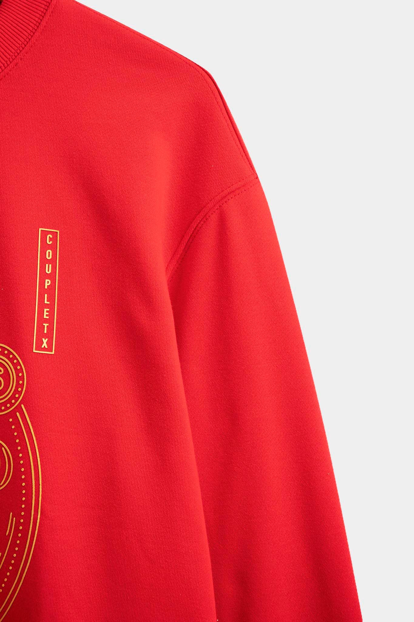 Áo Sweater Nữ Oversize In Graphics Mèo May Mắn WSW 2019 -