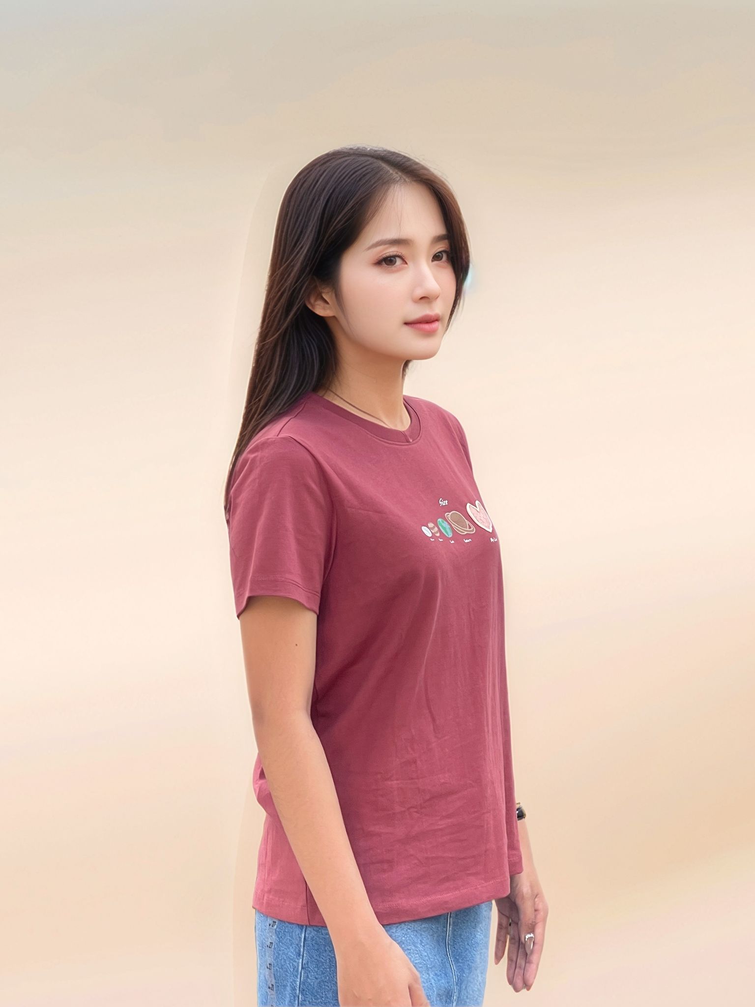 Áo Thun Nữ Icon Love Size WTS 2420