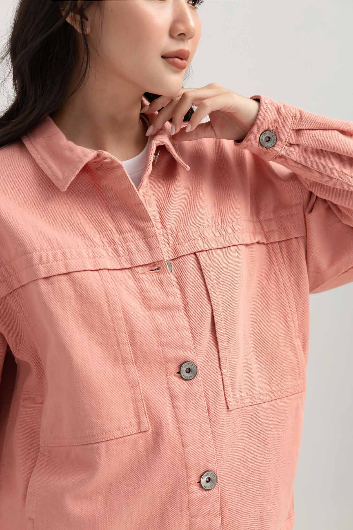 Áo Khoác Nữ Khakis Túi Đắp WOF 2030 -