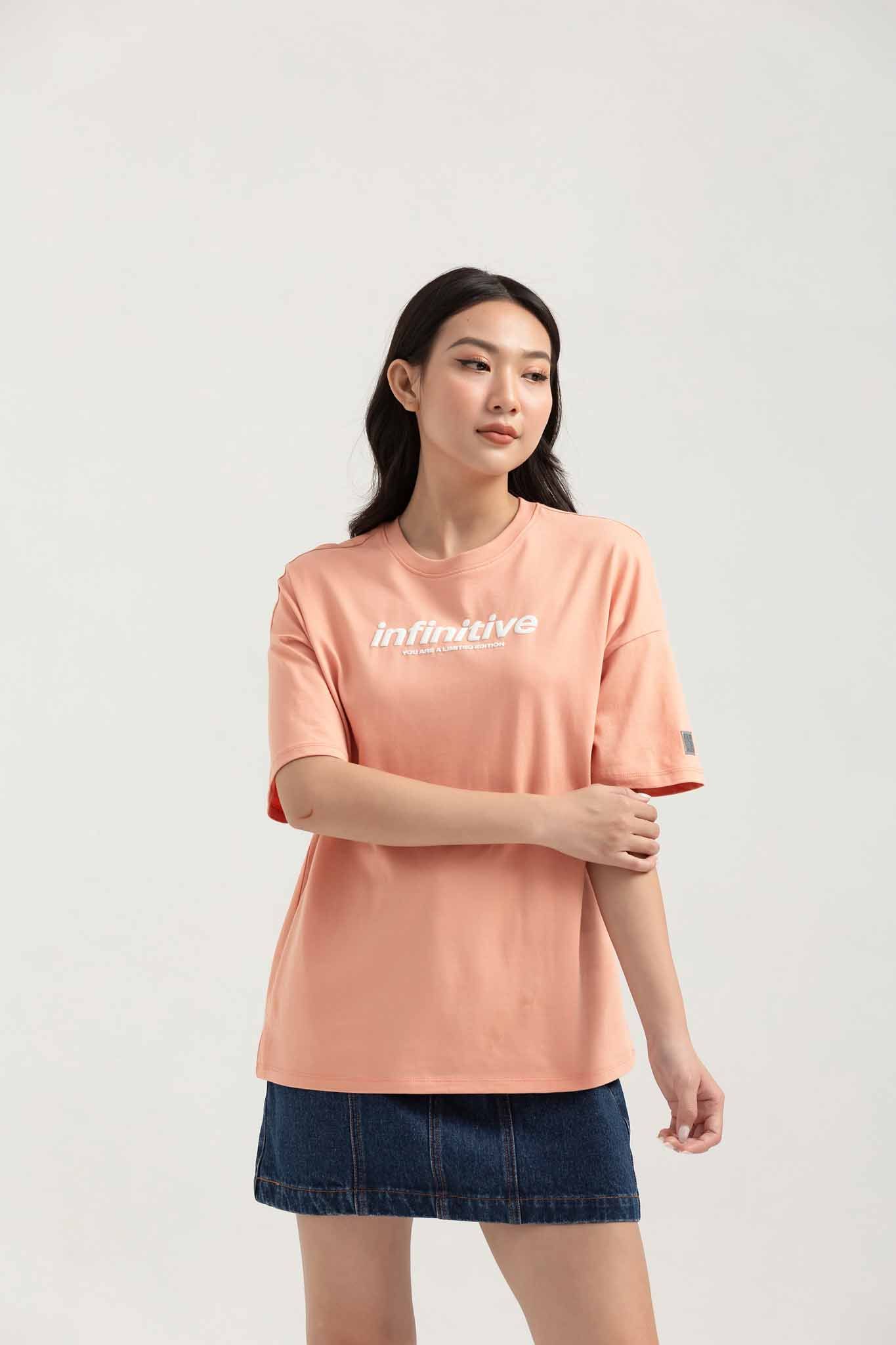 Áo Thun Nữ Relax In Typo Infinitive WTS 2235 -