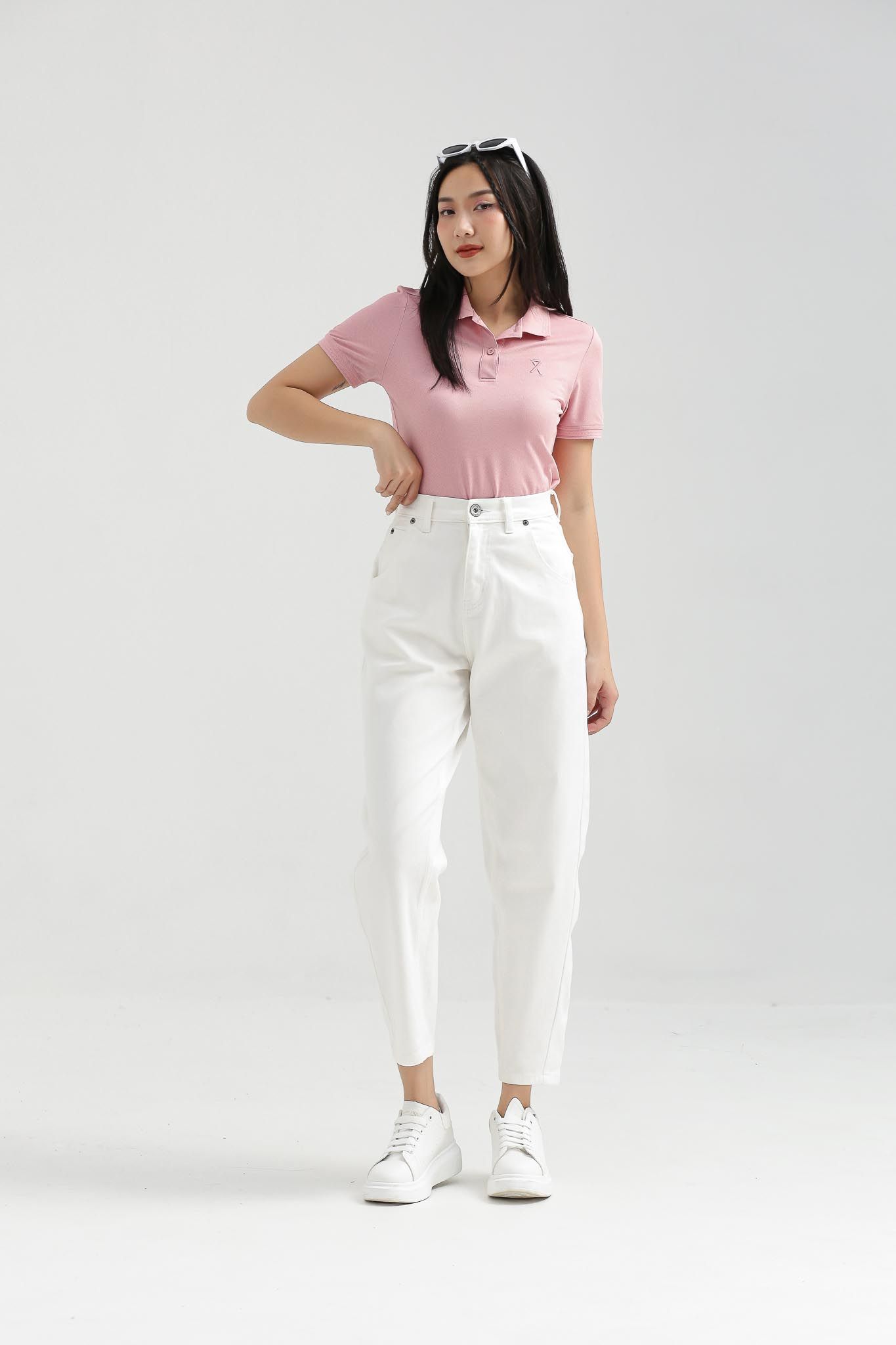 Áo Polo Nữ Slim Fit Bo Dệt Gân WPO 2017 -