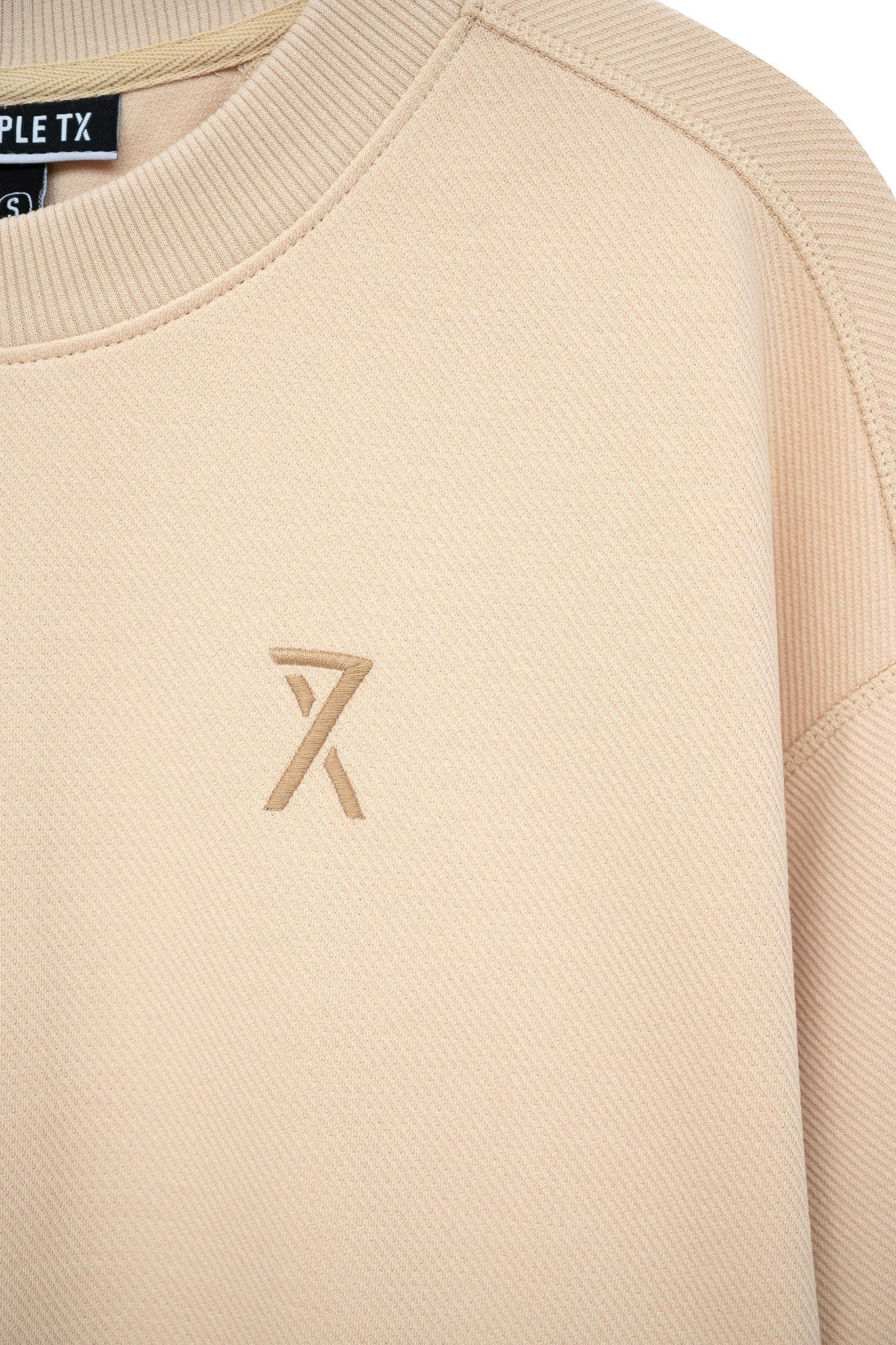 Áo Sweater Nữ Vải Gân Chéo Thêu Typo Túi WSW 2017 -