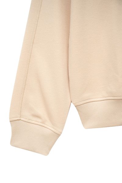Áo Sweater Nữ Vải Gân Chéo Thêu Typo Túi WSW 2017