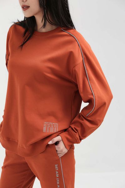 Áo Sweater Nữ In Phản Quang Thân Sau WSW 2016