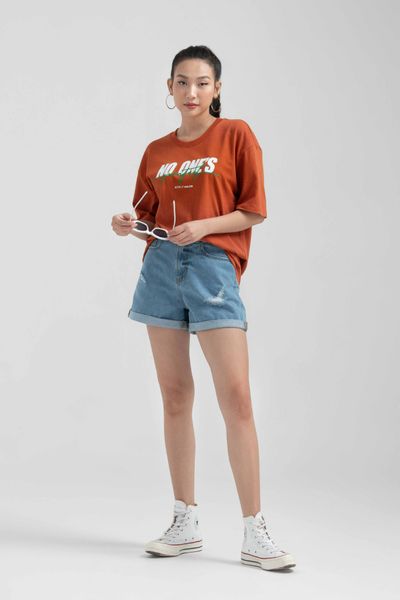 Áo Thun Nữ Relax Fit In No One's Perfect WTS 2219